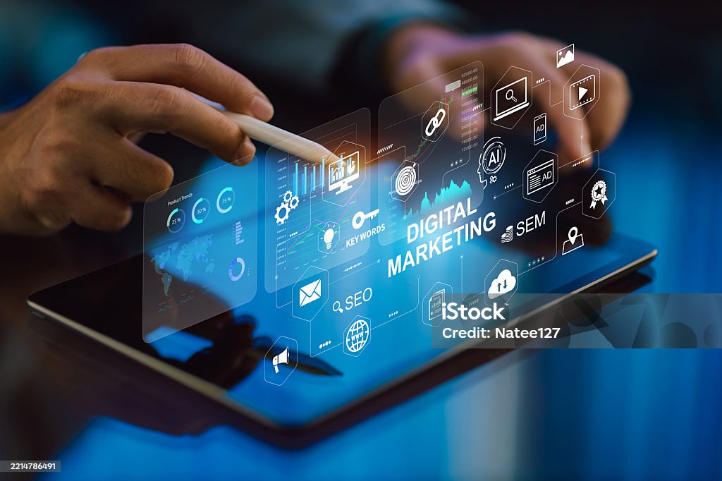 Digital marketing and social media campaign for a retail brand